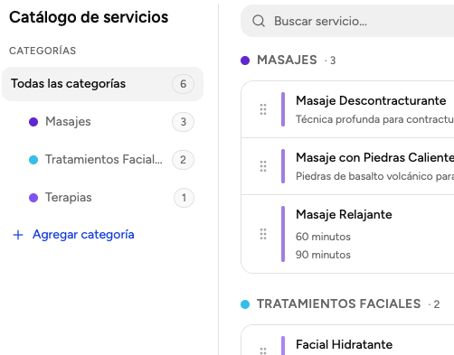 Services and prices