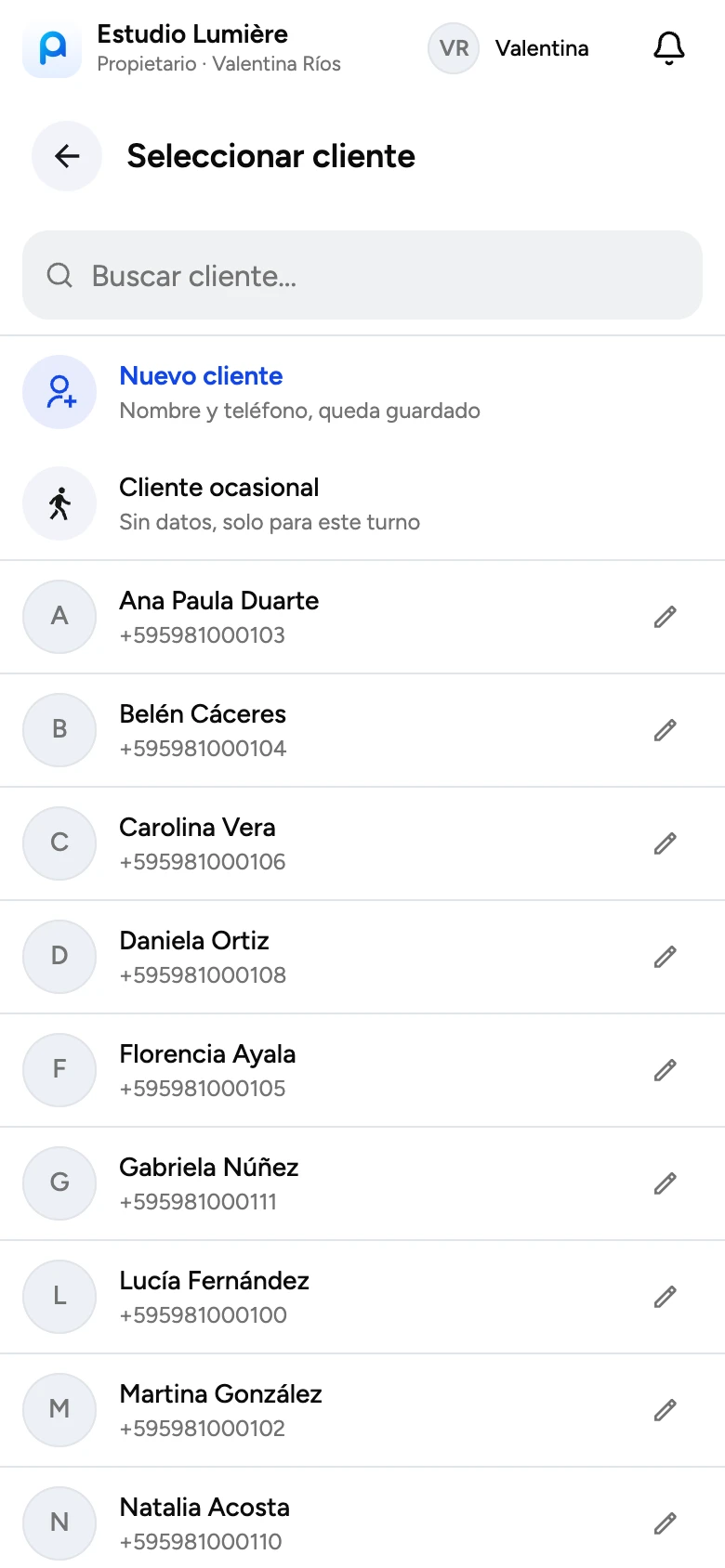 Agenda de contactos