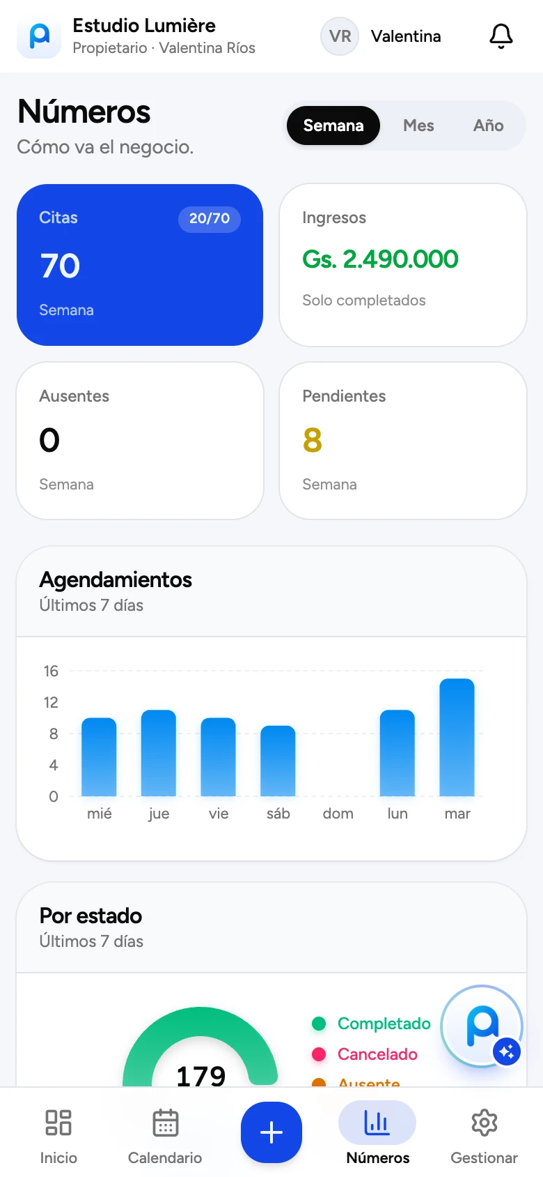Reportes claros al instante